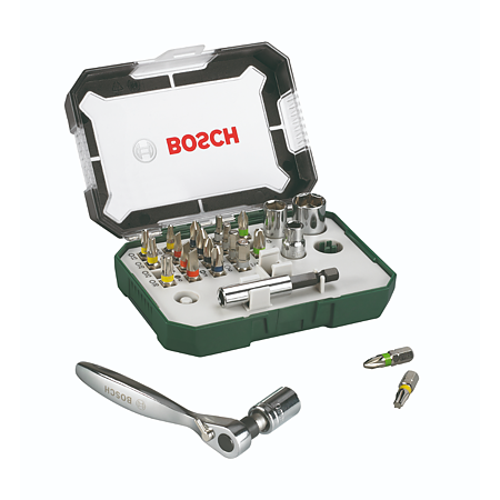 Set capete surubelnite Bosch 2607017322, 26 piese