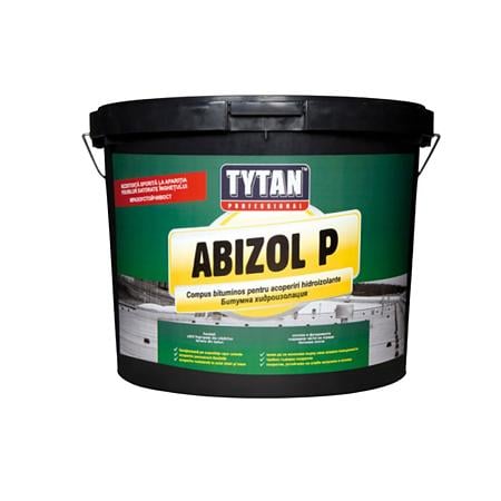 Hidroizolatie lichida Tytan Professional Abizol P, bituminoasa, pe baza de solvent, negru, 18 kg