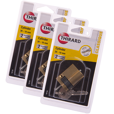 Cilindru SA Series, alama, 30 x 10 mm