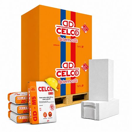 BCA Celco Termozeb Nut-Feder cu manere, 610 x 250 x 200 mm