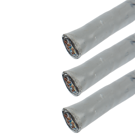 Cablu electric CYABY-F 5 x 4 mm, izolatie PVC, gri, cupru Cablu electric CYABY-F 5 x 4 mm, izolatie PVC, gri, cupru