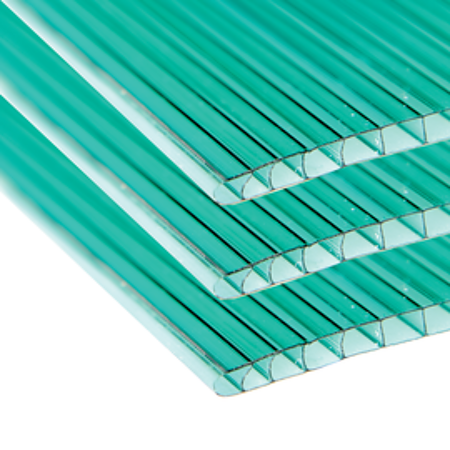 Policarbonat multicelular Carboplak, verde, 3 m x 2,1 m, grosime 4 mm