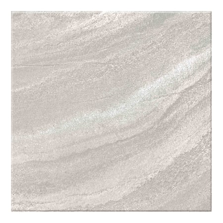 Gresie portelanata Kai Ceramics Santana gri mat, aspect de piatra, patrata, grosime 8,5mm, 60 x 60 cm
