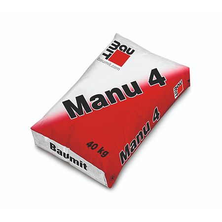 Tencuiala manuala Baumit Manu 4, interior/exterior, 30 kg