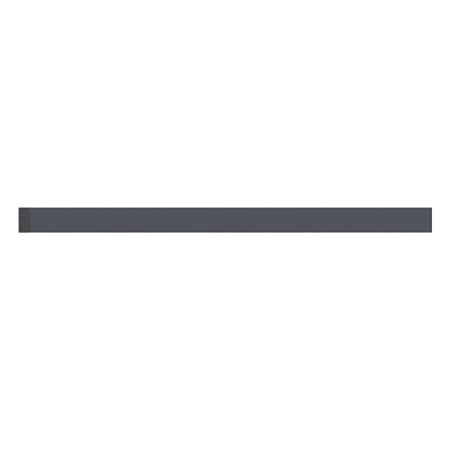 Profil U riflaj decorativ Linerio S/M-Line , spuma polimerica, antracit, 2,65 m
