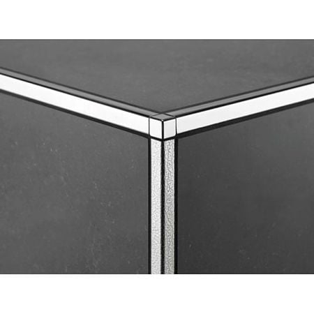 Profil SSQ B100, inox, argintiu lucios, 2.5 m