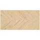 Gresie portelanata exterior/interior KAI Tilia Beige, rectificata, tip chevron, mat, decor lemn, bej, 60 x 120 cm