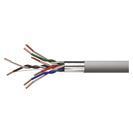 Cablu FTP cat5E Emos, 4 perechi, 24 AWG, nemufat, rola 305 m Cablu FTP cat5E Emos, 4 perechi, 24 AWG, nemufat, rola 305 m
