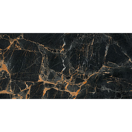 Faianta rectificata,  glazura lucioasa, negru, dreptunghiulara, 30 x 60 cm