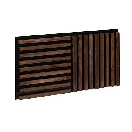 Panou lemn Stegu Linea Raw Dark, 760 x 380 x 30 mm, 2 buc/cutie