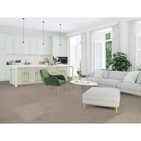 Gresie interior/exterior Cesarom Breccia, portelanata, rectificata, maro, mat, decor beton, clasa aderenta R10, PEI 4, 60 x 30 cm