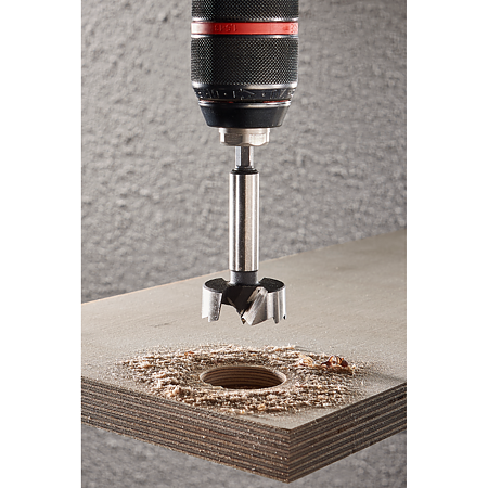 Burghiu pentru balamale Forstner, tija metalica, 90 x 35 mm