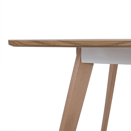 Masa living Celia, blat din MDF vopsit, picioare lemn de fag, natur, 120 x 80 cm Masa living Celia, blat din MDF vopsit, picioare lemn de fag, natur, 120 x 80 cm