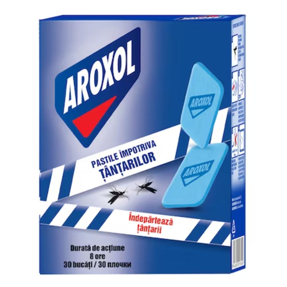 Pastile impotriva tantarilor, mustelor, pentru aparat electric, Aroxol 30 bucati