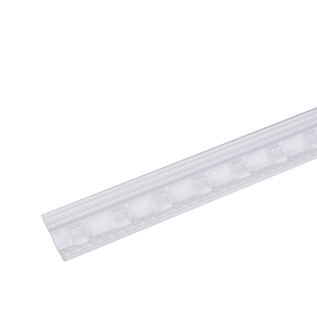 Bagheta decorativa G33, alb, polistiren extrudat, 2 m 
