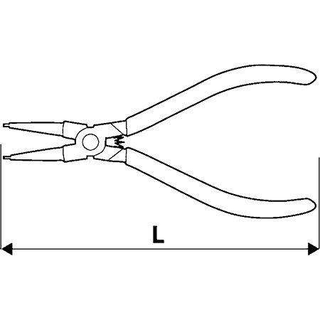Cleste pentru siguranta D308, 180 mm