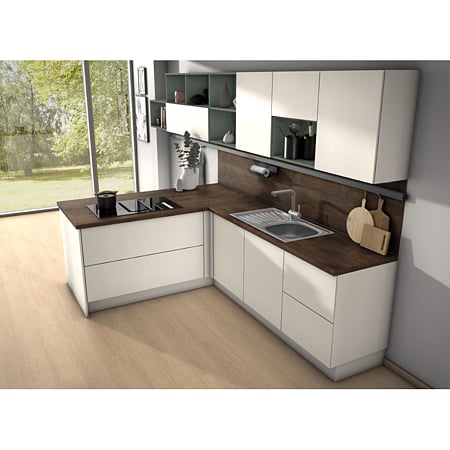 Blat bucatarie Egger H2409 STG8, mat, Stejar Cardiff maro, 4100 x 600 x 38 mm
