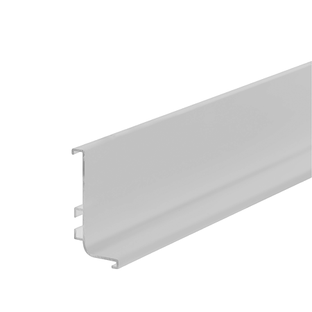 Profil orizontal L Scilm Gola, aluminiu, alb, 4.1 m