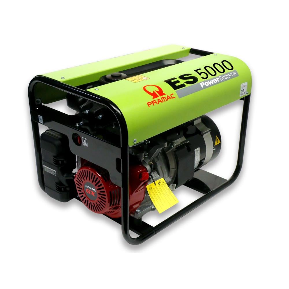 Generator monofazic Pramac ES5000 cu motor Honda GX270, 230 V, 50 Hz, 3,9 kW, capacitate rezervor 11 l