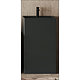 Lavoar baie Savini Due, compozit, gri, 49.5 x 41.5 x 85 cm