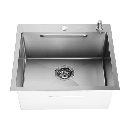 Chiuveta bucatarie Sandonna Handmade HD5550, inox, 1 cuva, 50 x 55 cm