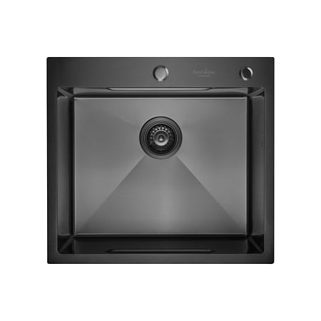 Chiuveta bucatarie Sandonna Handmade HD5550, inox negru, 1 cuva, 50 x 55 cm