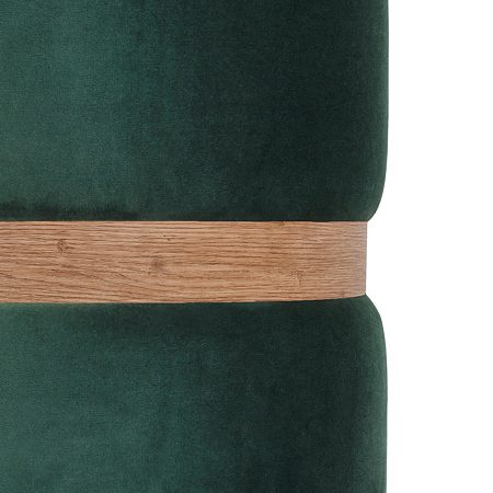 Taburet Ring, inel stejar, stofa verde H56, rotund, 38 x 38 x 40 cm Taburet Ring, inel stejar, stofa verde H56, rotund, 38 x 38 x 40 cm