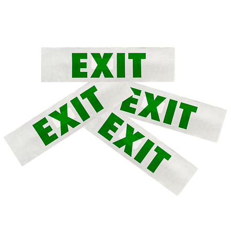 Autocolant lampa exit Autocolant lampa exit