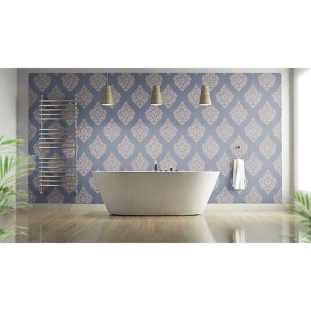 Tapet modern Erisman 1006044, vinil, albastru si crem