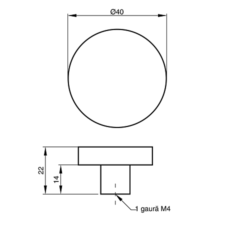Buton silicon, masina rosie, 40 x 22 mm