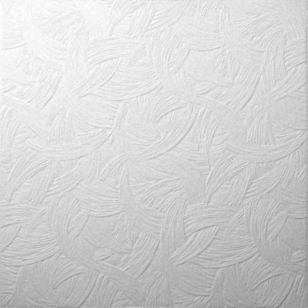 Plafon decorativ Bacau, polistiren expandat, alb, clasic, 49.6 x 49.6 cm, 6 mm alb