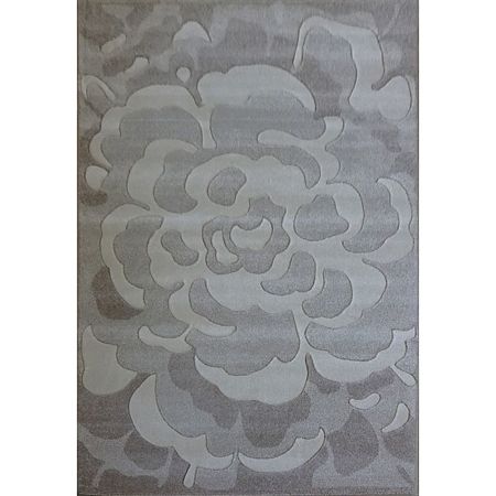 Covor modern Soho, polipropilena, model floral bej, 160 x 230 cm