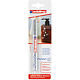 Marker permanent Edding 751, cu vopsea, corp metalic, varf rotund, 1-2 mm, argintiu