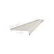 Glaf metalic exterior Caretta Briliant Z150, otel, alb, RAL 9002, 3000 x 150 mm Glaf metalic exterior Caretta Briliant Z150, otel, alb, RAL 9002, 3000 x 150 mm