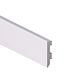 Plinta pardoseala Rubin 60 polimer dur, rezistenta la apa, alb, 2200 x 60 x 12 mm
