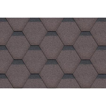 Sindrila bituminoasa forma hexagon, maro, 3 mp/pachet