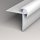 Profil de colt exterior 45˚ Rocko Tiles, aluminiu anodizat, argintiu, 20 x 2800 mm