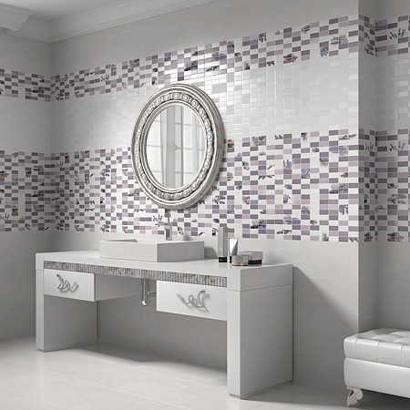 Faianta Dual Gres Dglam, mata, lavanda, dreptunghiulara, grosime 9 mm, 22,5 x 60 cm