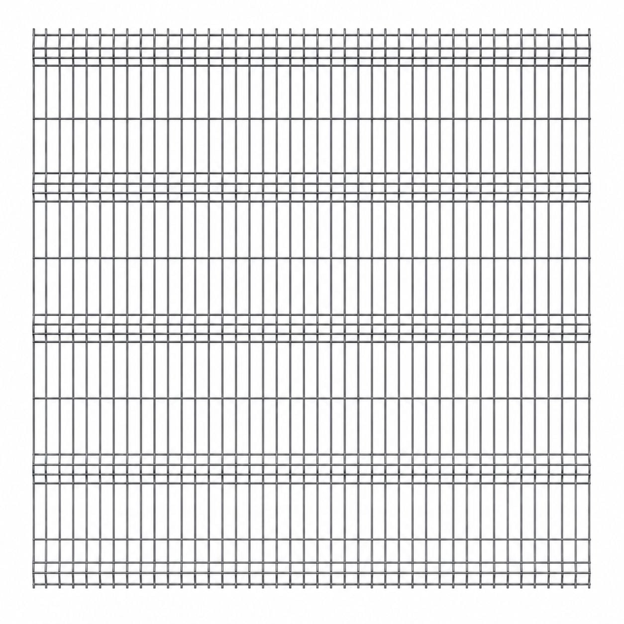 Panou gard bordurat zincat, 2000 x 2000 mm