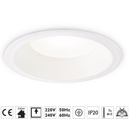 Spot LED Philips Ledinaire DN010B 840 24W fi233