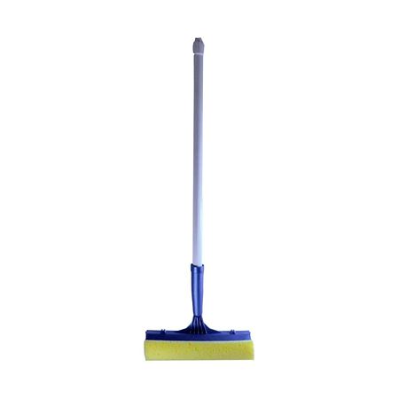 Stergator de geam, Plastina, cu coada din plastic, albastru