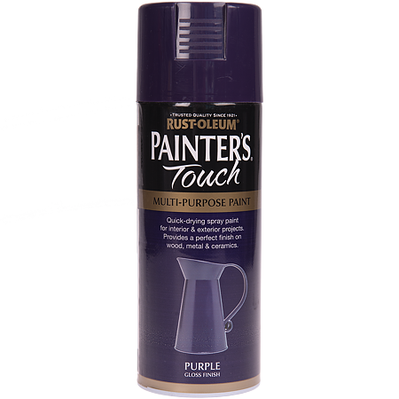 Vopsea spray decorativa Rust-Oleum Painter`s Touchs, violet, lucios, interior/exterior, 400 ml