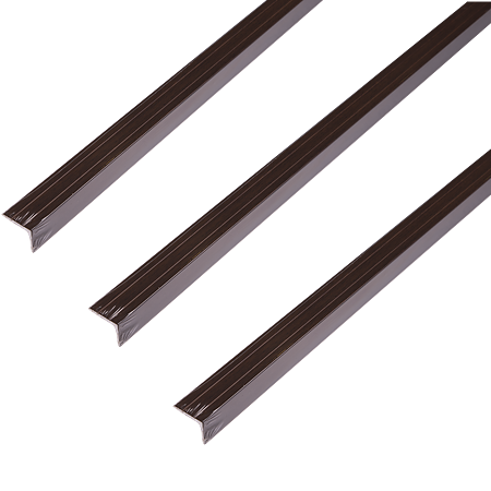 Profil pentru treapta cu surub Set Prod S45 cu latime 25 mm, nuc, 3 m
