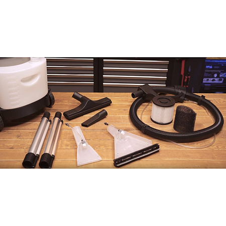 Aspirator cu spalare 2 in 1 Dedra DED6605, 1200 W, 20 l, umed/uscat, furtun 1.5 m