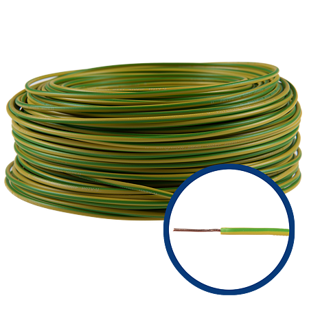 Cablu electric FY/ H07V-U 1,5 mm galben - verde