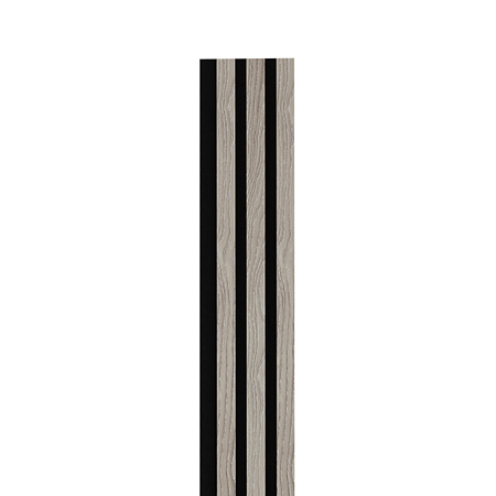 Panou riflaj acustic Stejar Stary, MDF, suport feltru 8mm, interior, 2600 x 144 x 20 mm
