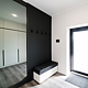 Panou decorativ Linea Slim, 3 lamele, MDF, negru, interior, 265 x 15 cm