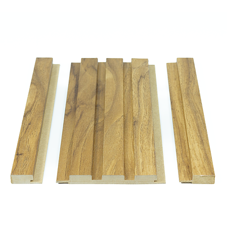 Lambriu MDF cu riflaj, pecan, 12 x 117 x 2800 mm Lambriu MDF cu riflaj, pecan, 12 x 117 x 2800 mm