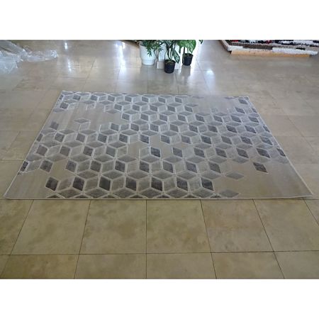 Covor modern Arctic 4661, polipropilena, model geometric gri, 120 x 170 cm