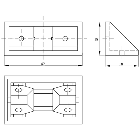 Coltar pentru mobilier, plastic, alb Coltar pentru mobilier, plastic, alb